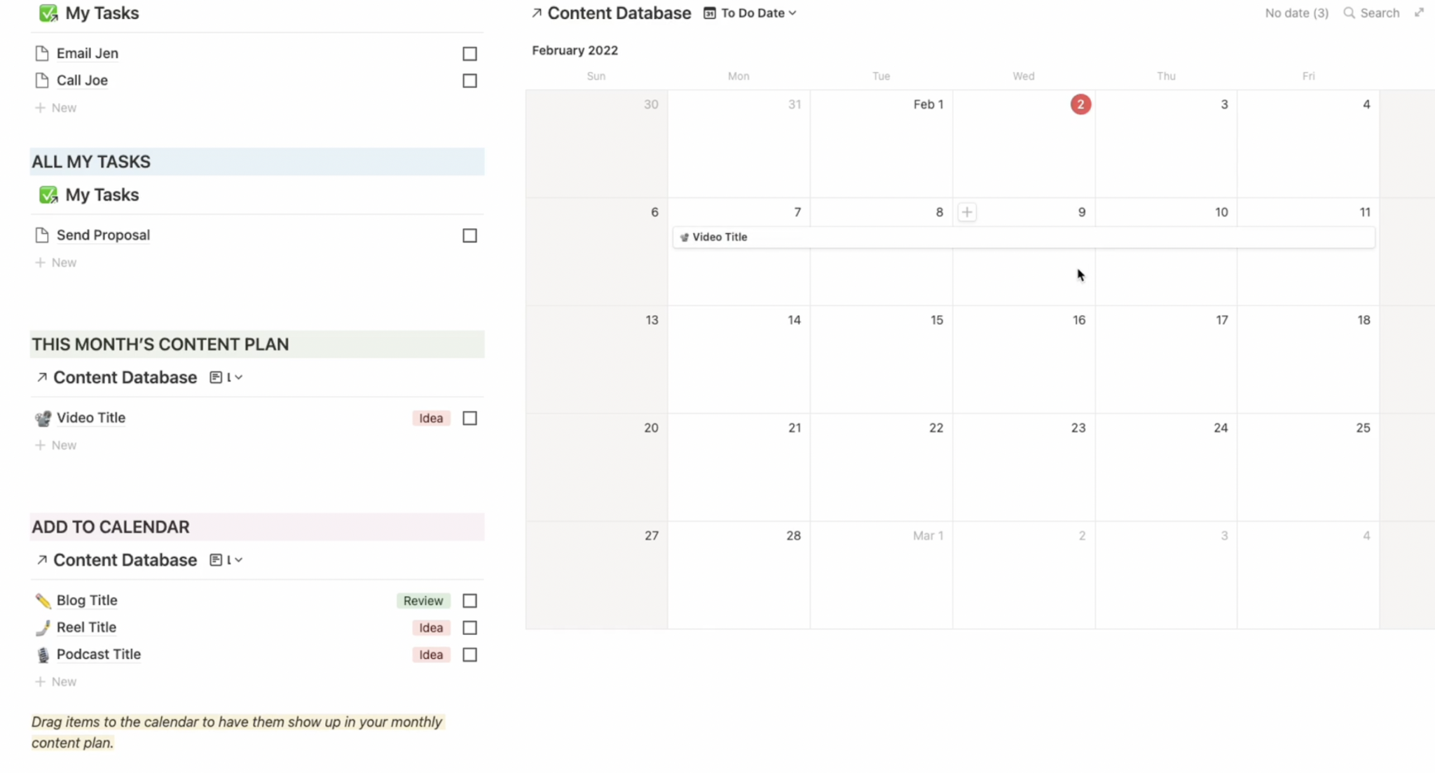 How To Create A Simple Dashboard In Notion Using Databases