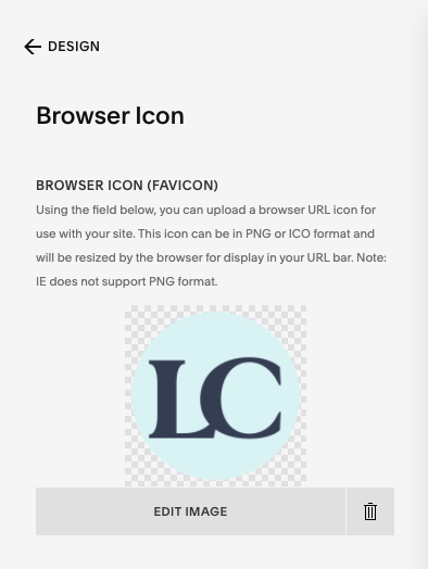 how to make a favicon squarespace