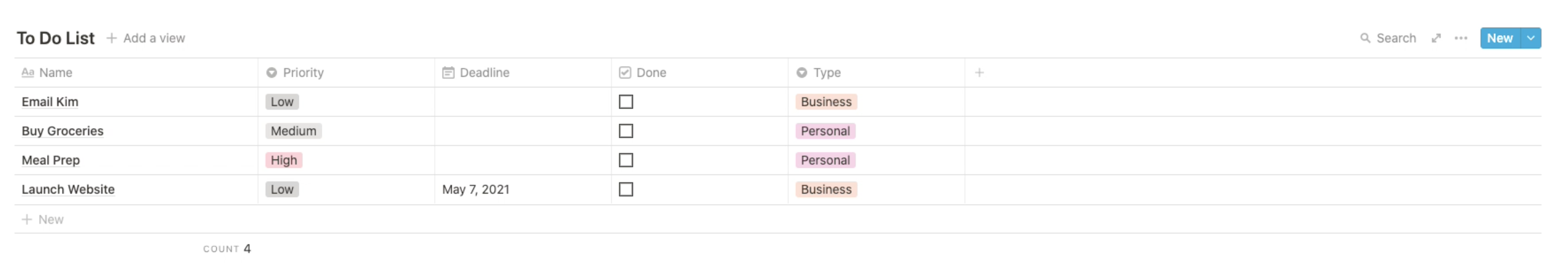 3 Ways to Create a To-Do List in Notion (Managing Tasks with Linked  Databases)