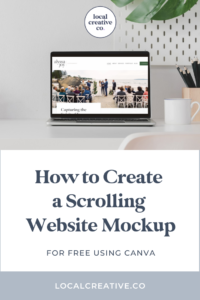 How to Create a Scrolling Website Mockup for Your Web Design Portfolio ...