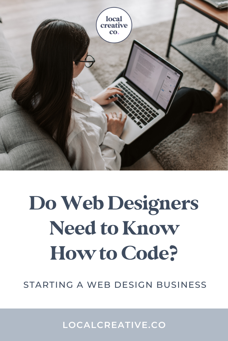Do web designers need to know how to code?