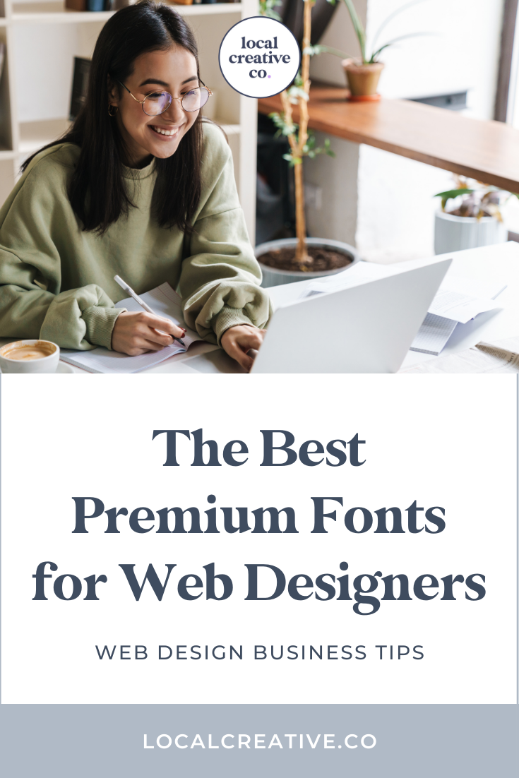 premium fonts for web designers