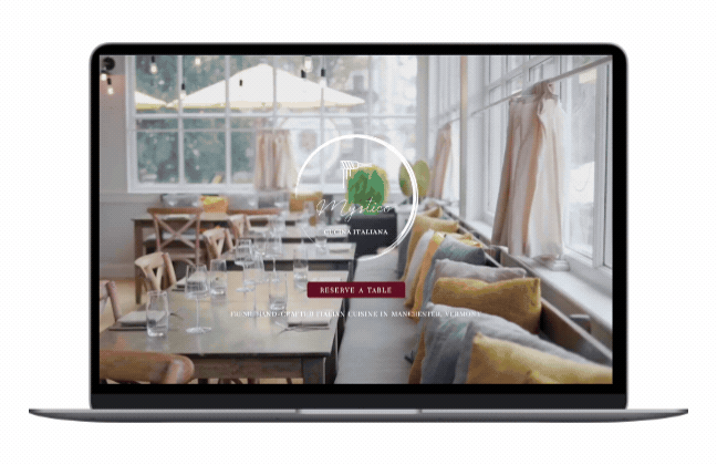 Website Design with video for Vermont and New England Restaurants